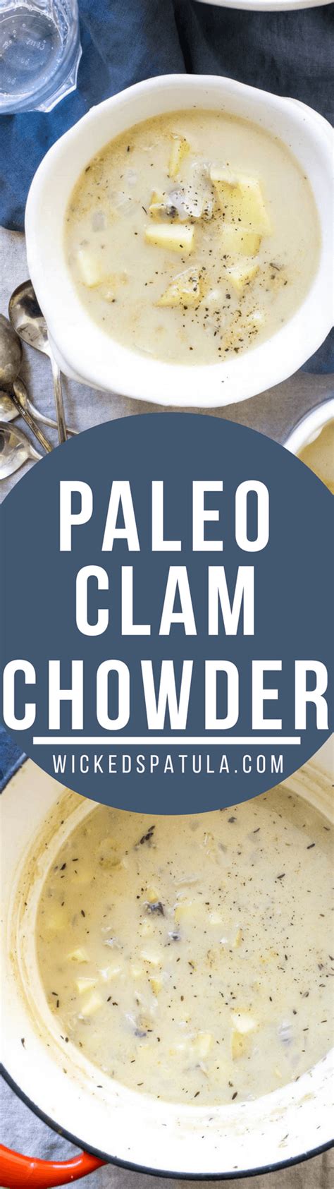 And really, if you replace the milks and creams in clam chowder with coconut milk, the recipe is quite pure and light. Delicious and dairy free Paleo Clam Chowder! Such a cozy ...
