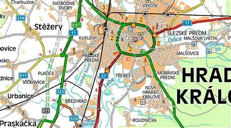 Intenzita dopravy (metodika 2005) střed 24,6 tis. Dostavba D11 Mapa | MAPA