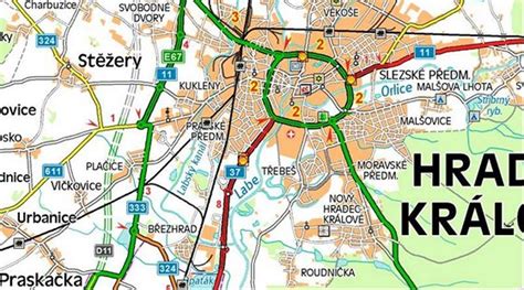 Intenzita dopravy (metodika 2005) střed 24,6 tis. Dostavba D11 Mapa | MAPA