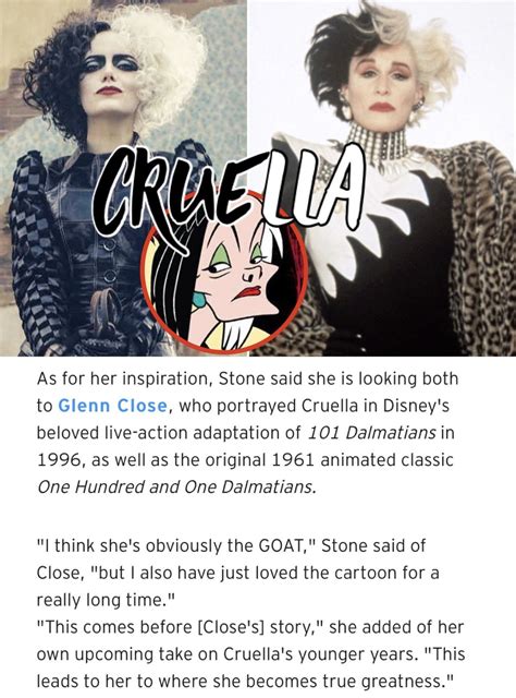 Scroll on to see the oscar winner's transformation. Pin by Dalmatian Obsession on Cruella De Vil & Dalmatians ...