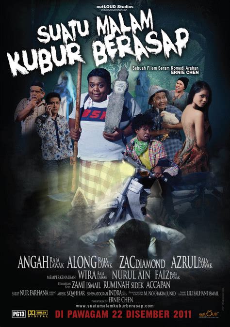 He is being haunted by hantu cempaka all the time, especially when he's out with his friends bun, pet and mie. Ulasan Filem Suatu Malam Kubur Berasap | Sensasi Selebriti