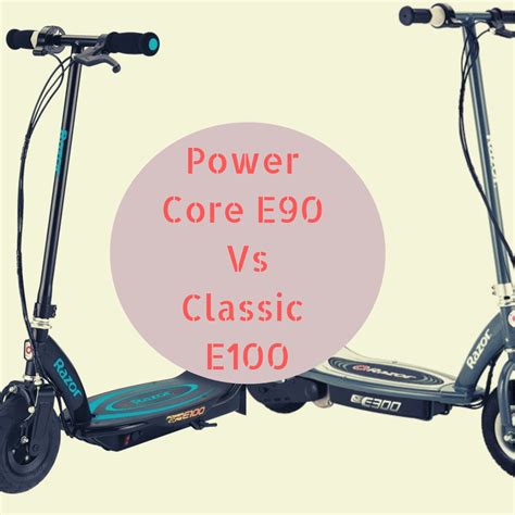 The e100 sedan and hatchbacks introduced in 1991 lasted until the introduction of the e110 in may 1995, while the e100 wagons and the related van continued in the japanese market alongside the newer corolla and sprinter carib models. Razor Power Core E90 Vs E100 Scooter - Best Scooters For Kids