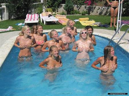 Nude Pool Teens Party