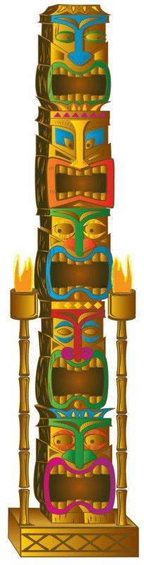 What do tiki statues and totem poles mean? 7' Tiki Totem Pole Add-On [Party Themes - Party Supply ...