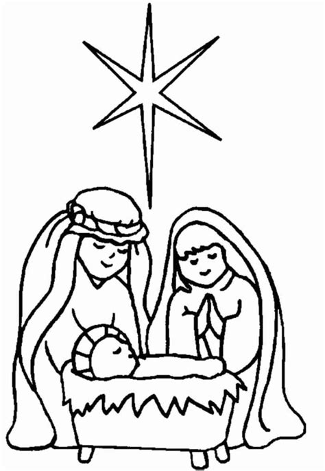 How to print our coloring pages: Baby Jesus In The Manger Coloring Pages at GetColorings ...