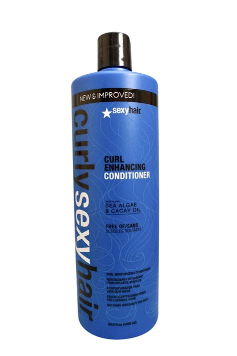 Imparts styling properties to help shape and define the curl. Curly Sexy Hair Curl Enhancing Conditioner Curly Hair 33.8 ...