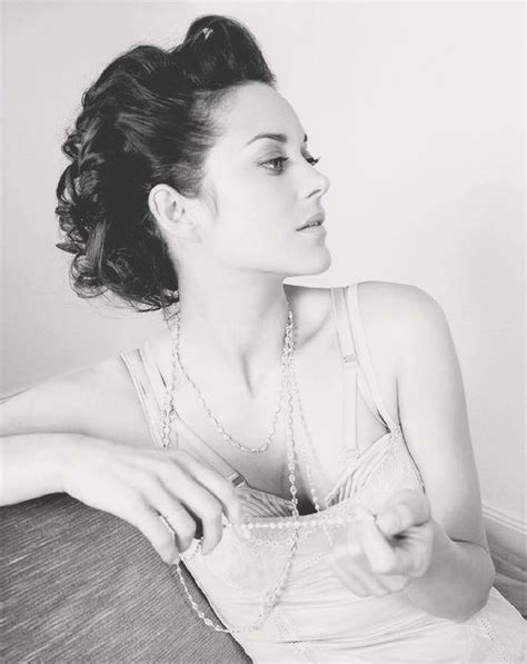 In a later phone call, nolan tells me this much: Marion Cotillard - got to know her in the movie "Nine ...