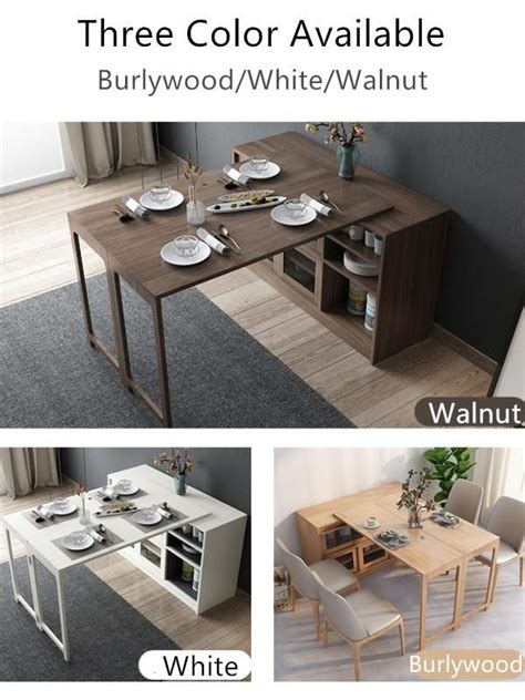 Mar 10, 2021 · easily refinish a dated or worn dining room table to give it a fresh look. 2020 New Design Multifunction Dining Table with Cabinet in 2021 | Expandable dining table ...