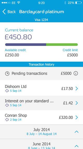 My balance is 0 dollars, but i do have a debit card linked to my account. mybarclaycard by Barclays Bank Plc | Money apps, Visa ...