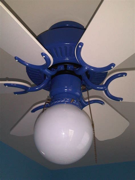 Maybe you would like to learn more about one of these? DIY: Boring outdated ceiling fan? Spray paint it pretty ...