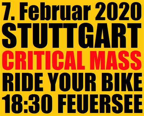 Es gibt noch keine ähnlichen routen. Critical Mass Stuttgart 02/20 - Held vom Erdbeerfeld