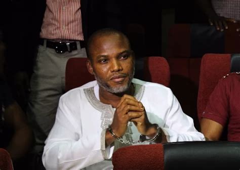 Élargi pour des raisons médicales, nnamdi kanu continue pourtant à expliquer la mission du parti du peuple indépendant du biafra, ipob. NIGERIA: Meet Nnamdi Kanu, The Supposed 'Jesus' Of The ...