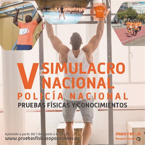 Cuerpo nacional de policía, cnp; Preparación Pruebas Policia Nacional: V Simulacro MasterD