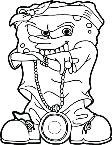 Graffiti generator with bubble style graffiti letters to create your own graffiti name or word. Gangsta Coloring Pages at GetDrawings | Free download