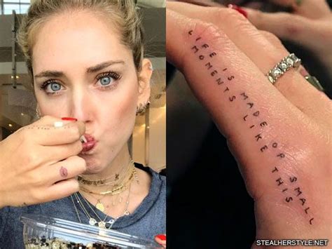 Chiara ferragni is an italian fashion blogger, influencer, designer, and entrepreneur. Chiara Ferragni's 26 Tattoos & Meanings | Steal Her Style