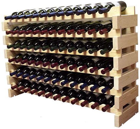 This sleek, expandable and customizable wine rack storage system comprises of interchangeable panels and tracks, and allows you to display wine bottles, hang stemware, and show off books and decorative objects. displaygifts-stackable-modular-wine-rack-storage-72 ...