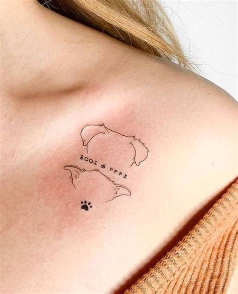 It's his actual paw print! 35 Fulfilling Tattoo Ideas To Record Your Meaningful ...