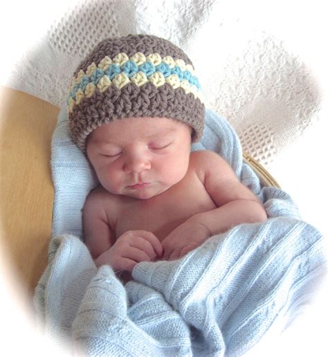 About how to make such a hat, what is needed, what schemes should be used. Classic Baby Boy Beanie Hat, Crochet Pattern, 1 | Crochet ...