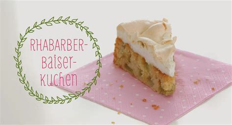 Werkzeug und rezept links !!! raumdinge: Kuchen - einfach & lecker: „Rhabarber-Baiser ...