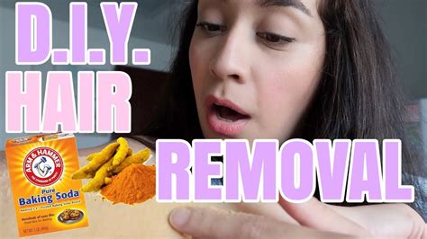 Allow it to stay on for 10 minutes. DIY PERMANENT HAIR REMOVAL WITH TURMERIC & BAKING SODA ...