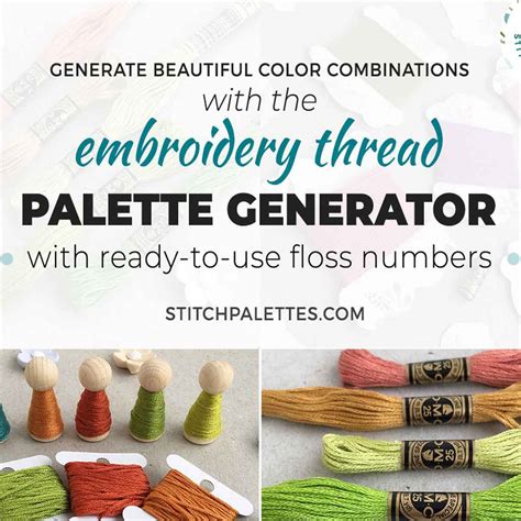 Create your own embroidered apparel, upload your logo, or even ask our experts for design help. Embroidery Thread Palette Generator - Colour Complements