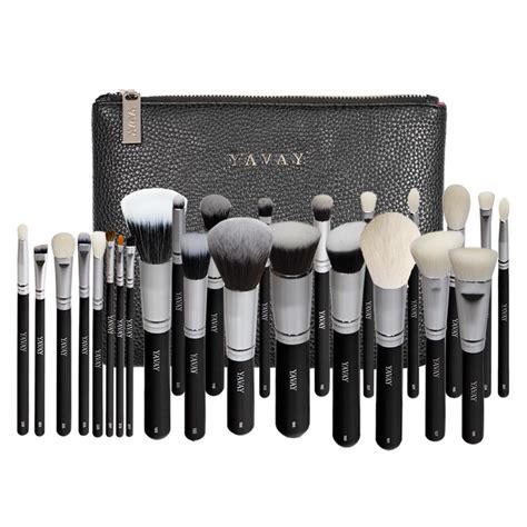 Beili eye makeup brushes set 15pcs natural goat hair eyeshadow brushes set soft synthetic eye shadows blending concealers eyebrow eyeliner professional make up brushes set(black/silver) 4.8 out of 5 stars 40 YAVAY 25pcs Original Pro Luxury Artist Makeup Brush Set ...