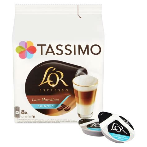 Use the following search parameters to narrow your results tassimo. Tassimo L'OR Latte Macchiato Skinny Coffee Pods | Ocado