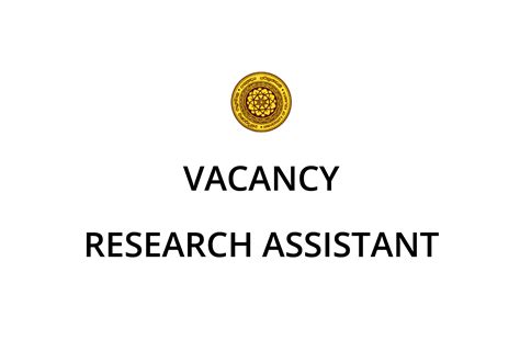 Indian council of medical research (icmr), new delhi has invited applications for the assistant (grade b) posts. UOK Today - VACANCY: RESEARCH ASSISTANT