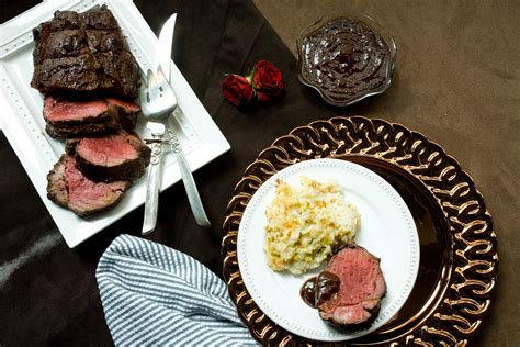 Searing the beef tenderloin roast in a skillet gives a lovely browned appearance to the meat and seals in the flavorful juices. Roasted Beef Tenderloin with Henry Bain Sauce Recipe | Recipe | Beef tenderloin, Henry bain ...