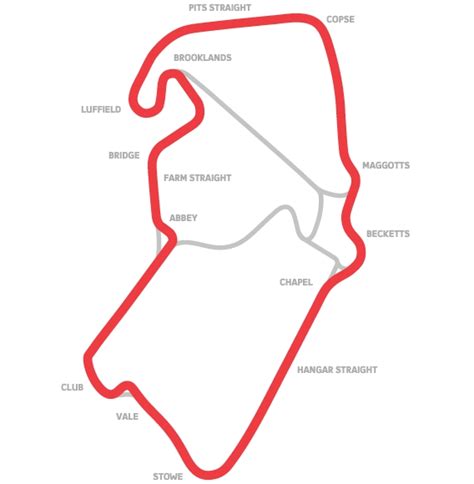 For the interactive, zoomable map with racing lines for several vehicles, simulation videos, downloads 55 rows · silverstone track: File:Silverstone GPmap 2000.jpg - Wikimedia Commons