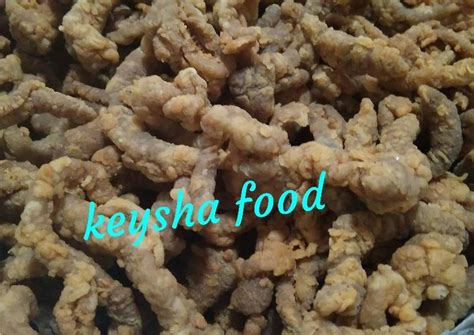 Usus ayam 250 gr bawang putih 2 siung kunyit 1 ruas usus ayam crispy kripik usus ayam resep cara membuat usus ayam yang gurih dan crispy. Resep Kripik usus ayam crispy oleh Putri Ulitasari - Cookpad