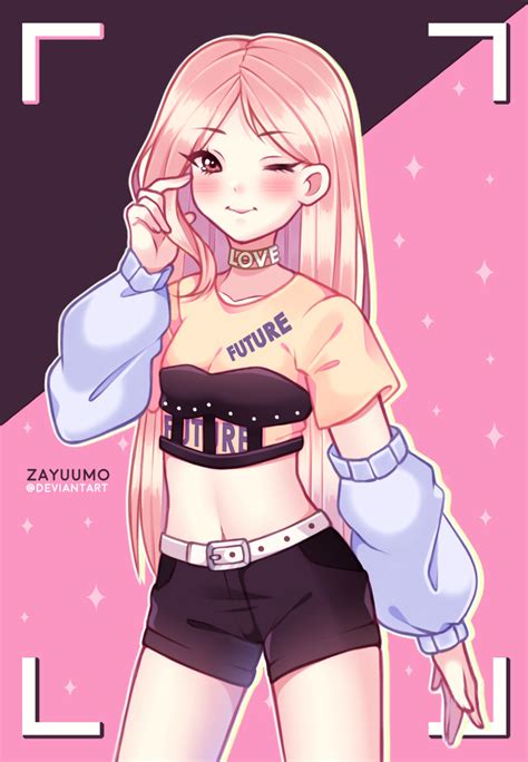 She is a member of blackpink. Blackpink Rose Fanart Anime - blackpink reborn 2020