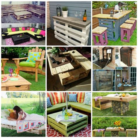 Pallets are the perfect and amazing wooden skids for indoor and outdoor furniture projects. 50 Wonderful Pallet Furniture Ideas and Tutorials