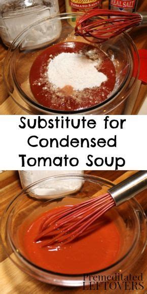 Whether you ran out of canned soup or have a food allergy, you can follow these instructions on how to make a substitute for condensed tomato soup to make a. How to Make a Substitute for Condensed Tomato Soup. This ...