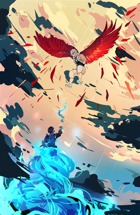 This article is a stub. Hawks v Dabi! Place your bets! o3o (With images) | Hero ...