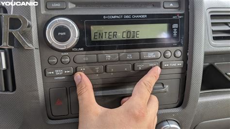 I just held in digits 1 and 6 on the radio with the unit off, when you power up it gives you a radio code. How To Get Honda Radio Code Free | YOUCANIC