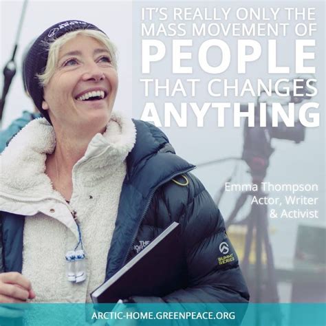 Dame emma thompson is an actor and writer with a long history of environmental activism with in 2009, thompson and three other members of greenpeace uk bought land near the village of sipson. Pin by Greenpeace Slovenija on Be the change | Emma ...