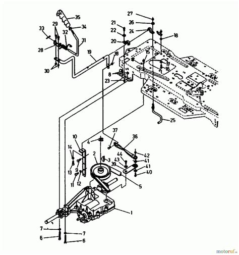 V belt drive pulley help in getting the drive action to happen in any awkward place. Gutbrod Lawn tractors RSB 100-12 04015.02 (1991) Drive ...