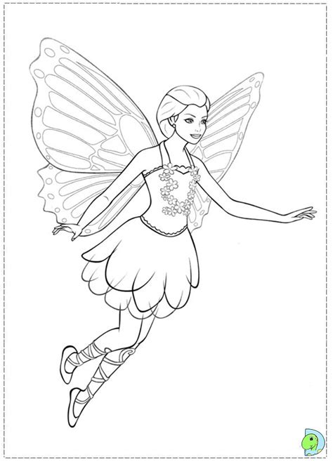 820x1060 barbie mariposa coloring pages. Baribie Mariposa Coloring page- DinoKids.org