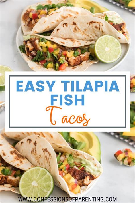 First, pat the tilapia fillets with a paper towel on both sides to remove any excess moisture. The Best Tilapia Fish Tacos | Recipe | Fish tacos tilapia ...