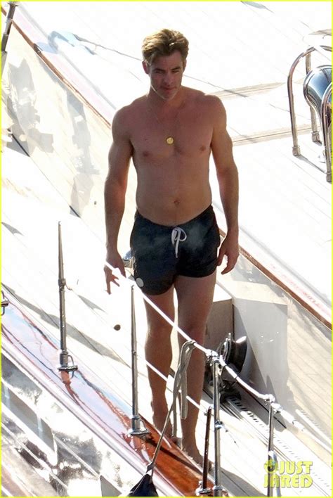 Maybe you would like to learn more about one of these? Chris Pine Puts His Shirtless Body on Display on Vacation ...