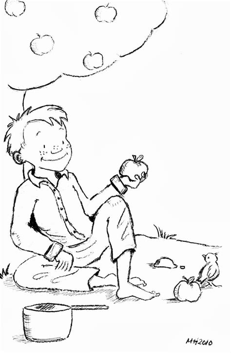 Johnny appleseed lesson plans kindergarten free printable story. Johnny Appleseed Coloring Pages - Best Coloring Pages For ...