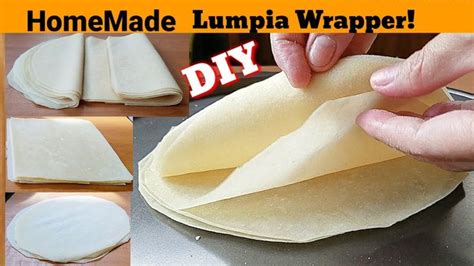 More images for how to make fresh lumpia wrapper » How to make LUMPIA WRAPPERS! | SPRING ROLLS WRAPPERS | EGG ...