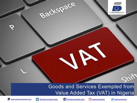 Sales and use tax exemptions common questions. Goods and Services Exempted from Value Added Tax (VAT) in ...