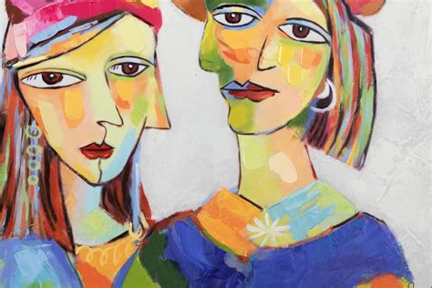 Wir liefern ihnen wandbilder von ausgezeichneter qualität in den unterschiedlichsten ausführungen. KunstLoft® Acryl Gemälde 'Picasso's Musen' 120x60cm | Bild ...