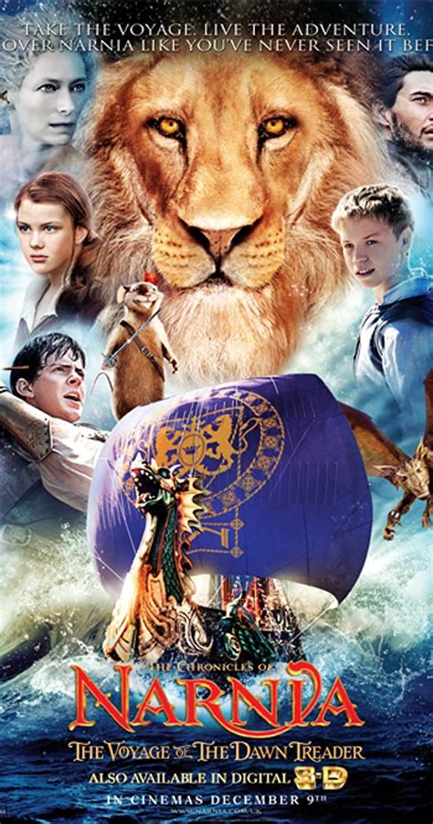 He and his companions, including reepicheep, the valiant warrior mouse, are searching for seven lost lords of narnia, and their voyage will take them to the edge of the world. The Chronicles of Narnia: The Voyage of the Dawn Treader ...