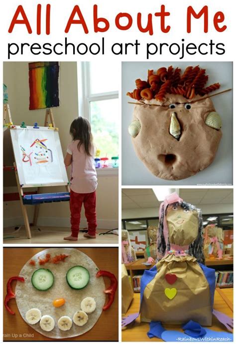 Your children will love creating these fun craft ideas throughout the year. All about me preschool art ideas | All about me preschool ...