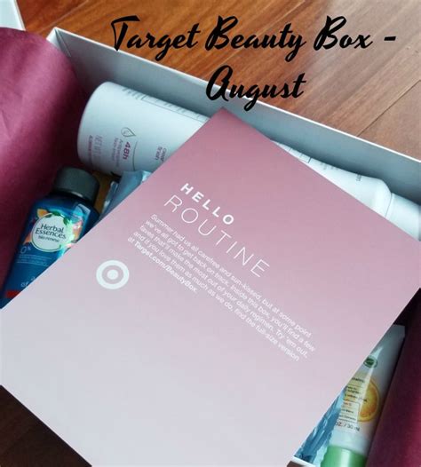 Target August Beauty Box Review - Target Made Me Do It