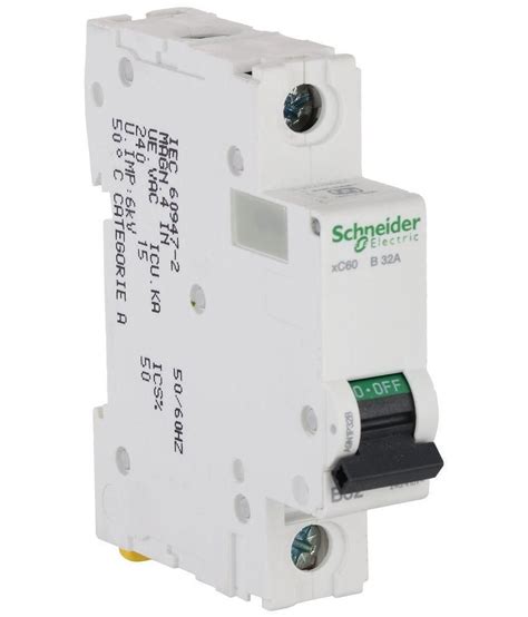 Hager 32 amp type b 4.5ka 30ma rcbo rcd mcb a035 u1 siemens 5sn1 sp b4 4 amp type 3 single pole mcb. Buy LNT Hydropower 32 Amp 1 Pole MCB Online at Low Price ...