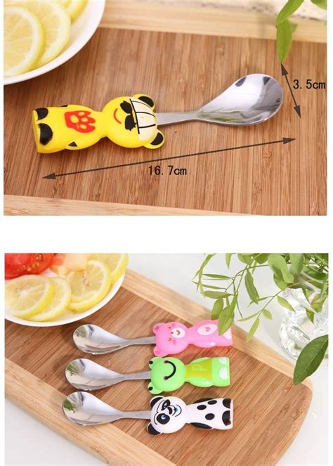 The timepiece is designed with a 38.4mm stainless steel case, has analog and digital display, solar powered, world. New Cartoon Children Spoon Stainless Steel Spoon Round ...